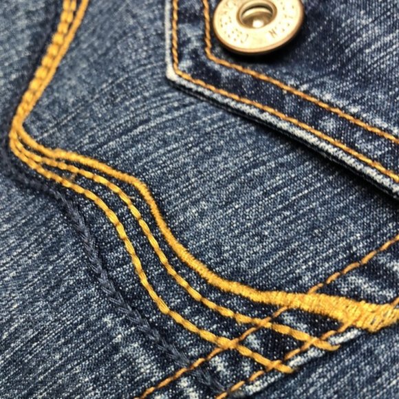 LIKE NEW VINTAGE US POLO ASSN STRAIGHT JEANS 12/31x32 🇺🇸 - Picture 12 of 12